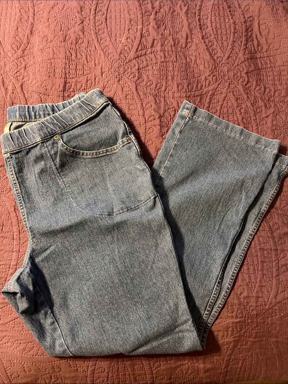 Just My Size Women's Medium Blue Flare Jeans